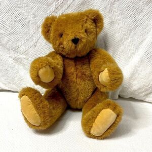 The Vermont Teddy Bear Company Brown Posable Stuffed Bear